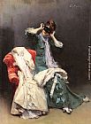Raimundo de Madrazo y Garreta Preparing for the Costume Ball painting